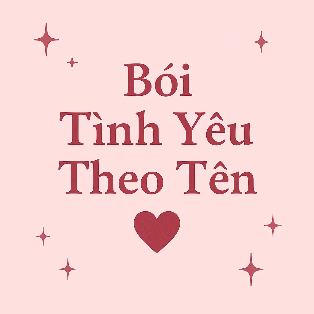 Hình ảnh một cặp đôi nắm tay nhau, phía trên là biểu tượng trái tim và các chữ cái cách điệu, thể hiện sự lãng mạn và huyền bí